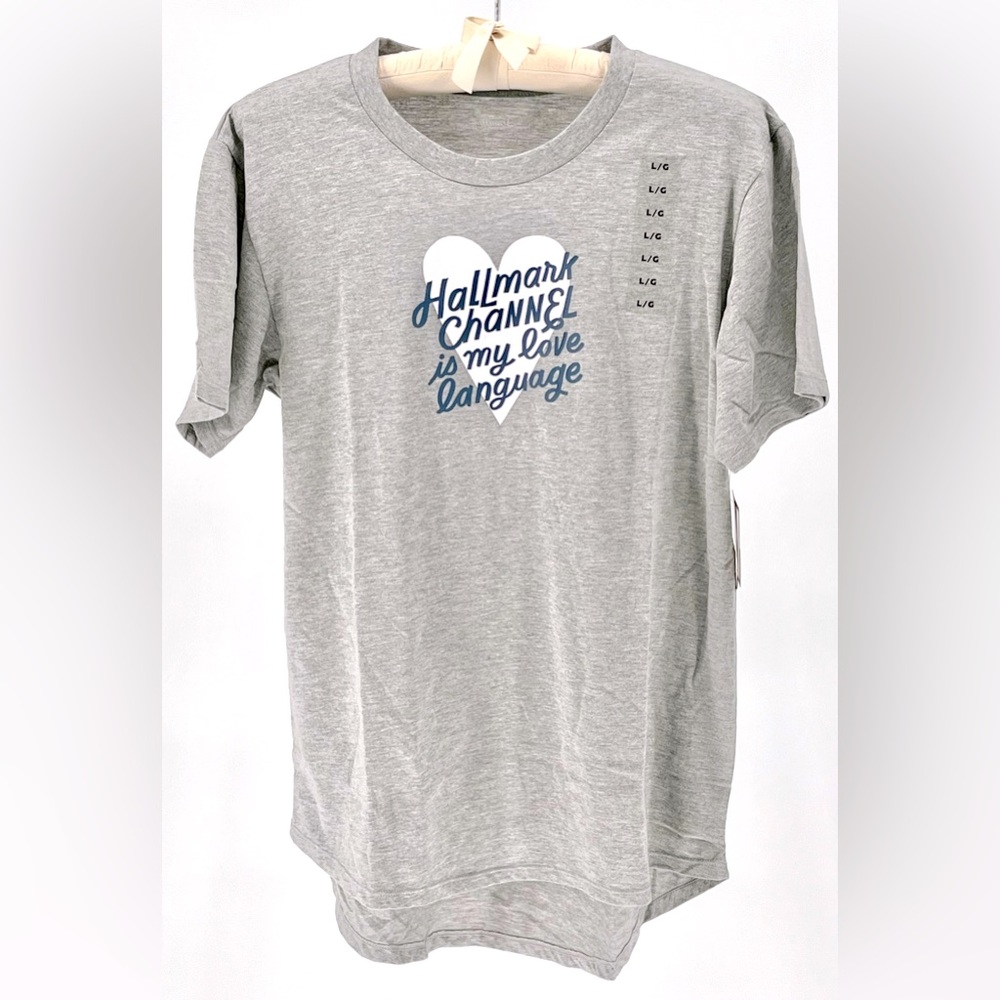 NWT Hallmark Channel is My Love Language T-Shirt